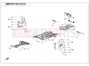 BOTTOM PLASTICS - F04-5 - CFMOTO CFORCE 1000 (CF1000AU) 2021