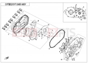CVT CASE ASSY - E01-3 - CFMOTO CFORCE 1000 (CF1000AU) 2021
