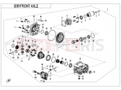 CFMOTO 2025 ATV CFORCE 1000 (CF1000AU-2) FRONT AXLE - F31