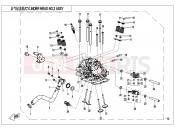 CFMOTO 2025 ATV CFORCE 1000 (CF1000AU-2) CYLINDER HEAD NO.2 ASSY - E02-6