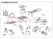 BOTTOM PLASTICS - F04-4-V1 - CFMOTO CFORCE 450 (CF400ATR-2S [T3a] ) 2019