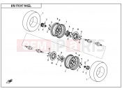 FRONT WHEEL - F07-B - CFMOTO CFORCE 450 (CF400ATR-2S [T3a] ) 2019