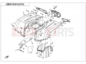 CFMOTO CFORCE 450 (CF400AU) REAR PLASTICS - F04-3