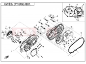CFMOTO CFORCE 450 (CF400AU) CVT CASE ASSY. - E01-3-V2