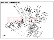 CFMOTO CFORCE 450 (CF400AU-A) CYLINDER HEAD ASSY - E02-2-V2