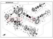 FRONT AXLE - F31-V3 - CFMOTO CFORCE 450 (CF400AU-A) 2020