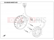 CFMOTO 2021 ATV CFORCE 450 (CF400AU-A) MAGNETO STATOR ASSY(HIGH POWER)