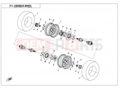 CFMOTO 2021 ATV CFORCE 450 (CF400AU-A) REAR WHEEL