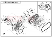 CFMOTO 2021 ATV CFORCE 450 (CF400AU-A) CVT CASE ASSY. - E01-3