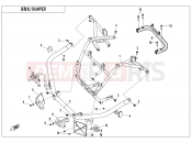 CFMOTO CFORCE 450 (CF400AU-B) BAMPER - F23-V2