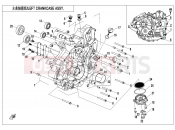 CFMOTO CFORCE 450 (CF400AU-B) LEFT CRANKCASE ASSY - E01-1