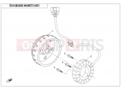 CFMOTO CFORCE 450 (CF400AU-B) MAGNETO STATOR ASSY(HIGH POWER) - E03-B