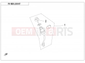 CFMOTO CFORCE 400 (CF400AU-LF) LOCK KIT - F01