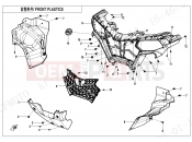 CFMOTO CFORCE 450 (CF400AZ-3L) FRONT PLASTICS - F04-1-V1