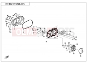 CFMOTO CFORCE 450 (CF400AZ-3L) CVT CASE ASSY. - E01-3-V2