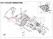CFMOTO CFORCE 450 (CF400AZ-3L) LEFT CRANKCASE COVER ASSY - E01-4
