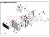 CFMOTO CFORCE 800 (CF800ATR-2) COOLING SYSTEM(WATER) - F18-1