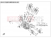 CFMOTO CFORCE 800 (CF800ATR-2) CYLINDER HEAD NO.2 ASSY - E02-6-V2