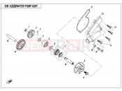 CFMOTO CFORCE 800 (CF800ATR-2) WATER PUMP ASSY. - E08