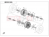 CFMOTO CFORCE 850 (CF800AU-2A) FRONT WHEEL - F07