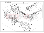 CFMOTO CFORCE 850 (CF800AU-2A) FRONT AXLE - F31