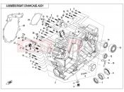 CFMOTO CFORCE 850 (CF800AU-2A) RIGHT CRANKCASE ASSY - E01-2-V2