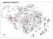 CFMOTO CFORCE 850 (CF800AU-2A) RIGHT CRANKCASE ASSY - E01-2-V4