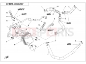 CFMOTO CFORCE 850 (CF800AU-2A) OIL COOLING SYSTEM. - E07-2-V1