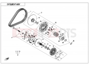 CFMOTO 2018 ATV CFORCE 850 (CF800AU-2A) CVT ASSY - E05-B