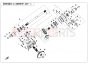 CFMOTO 2018 ATV CFORCE 850 (CF800AU-2A) TRANSMISSION SYSTEM(2) - E06-2-V1