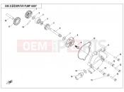 CFMOTO 2018 ATV CFORCE 850 (CF800AU-2A) WATER PUMP ASSY. - E08