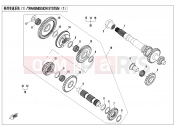TRANSMISSION SYSTEM(1) - E06-1-V3 - CFMOTO CFORCE 820 (CF800AU-2B) 2018