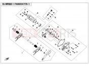 TRANSMISSION SYSTEM(3) - E06-3 - CFMOTO CFORCE 820 (CF800AU-2B) 2018