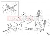 DUCATI 1993 Monster 900 EXHAUST SYSTEM » EXHAUST SYSTEM