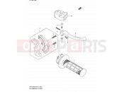 40 - RH HANDLE LEVER (WITH OUT E24) - Suzuki DR-Z400E K4 (2004) (E01)