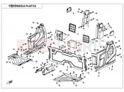 CFMOTO UFORCE 1000 (CF1000UTR-3) MIDDLE PLASTICS - F04-3