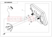 DASHBOARD(COLOR DISPLAY DASHBOARD) - F17-B - CFMOTO UFORCE 1000 (CF1000UTR-3) 2019