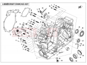 RIGHT CRANKCASE ASSY. - E01-2-A-V1 - CFMOTO UFORCE 1000 (CF1000UTR-3) 2019