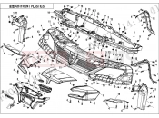 CFMOTO UFORCE 1000 (CF1000UTR-3) FRONT PLASTICS - F04-1-V2