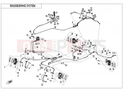 CFMOTO UFORCE 1000 (CF1000UTR-3) BRAKE SYSTEM - F08-V2