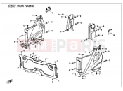 REAR PLASTICS - F04-5-V3 - CFMOTO UFORCE 1000 (CF1000UTR-5) 2024