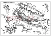 CFMOTO UFORCE 1000 (CF1000UU) FRONT PLASTICS - F04-1
