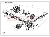 CFMOTO UFORCE 1000 (CF1000UU) FRONT AXLE - F31
