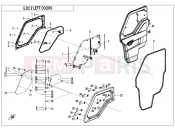 CFMOTO UFORCE 1000 (CF1000UU) LEFT DOORS - F37-1