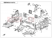 CFMOTO UFORCE 1000 (CF1000UU) MIDDLE PLASTICS(FOR SIDE DOORS) - F04-3-A-V1