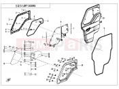 CFMOTO UFORCE 1000 (CF1000UU) LEFT DOORS - F37-1-A-V3