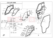 CFMOTO UFORCE 1000 (CF1000UU) LEFT DOORS - F37-1-A-V3