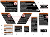 CFMOTO UFORCE 1000 (CF1000UU-2) WARNING DECAL(CA) - F19-1-C