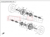 CFMOTO RANCHER 500 (CF500-3) FRONT WHEEL ASSY - F08
