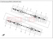 CFMOTO RANCHER 500 (CF500-3) FRONT CV DRIVE SHAFT ASSY